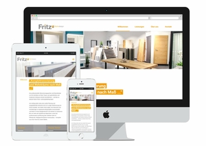 Website Fritz Wohndesign, Backnang