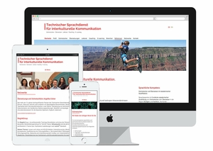 Website für den ­Technischer Sprachdienst für interkulturelle Kommunikation
