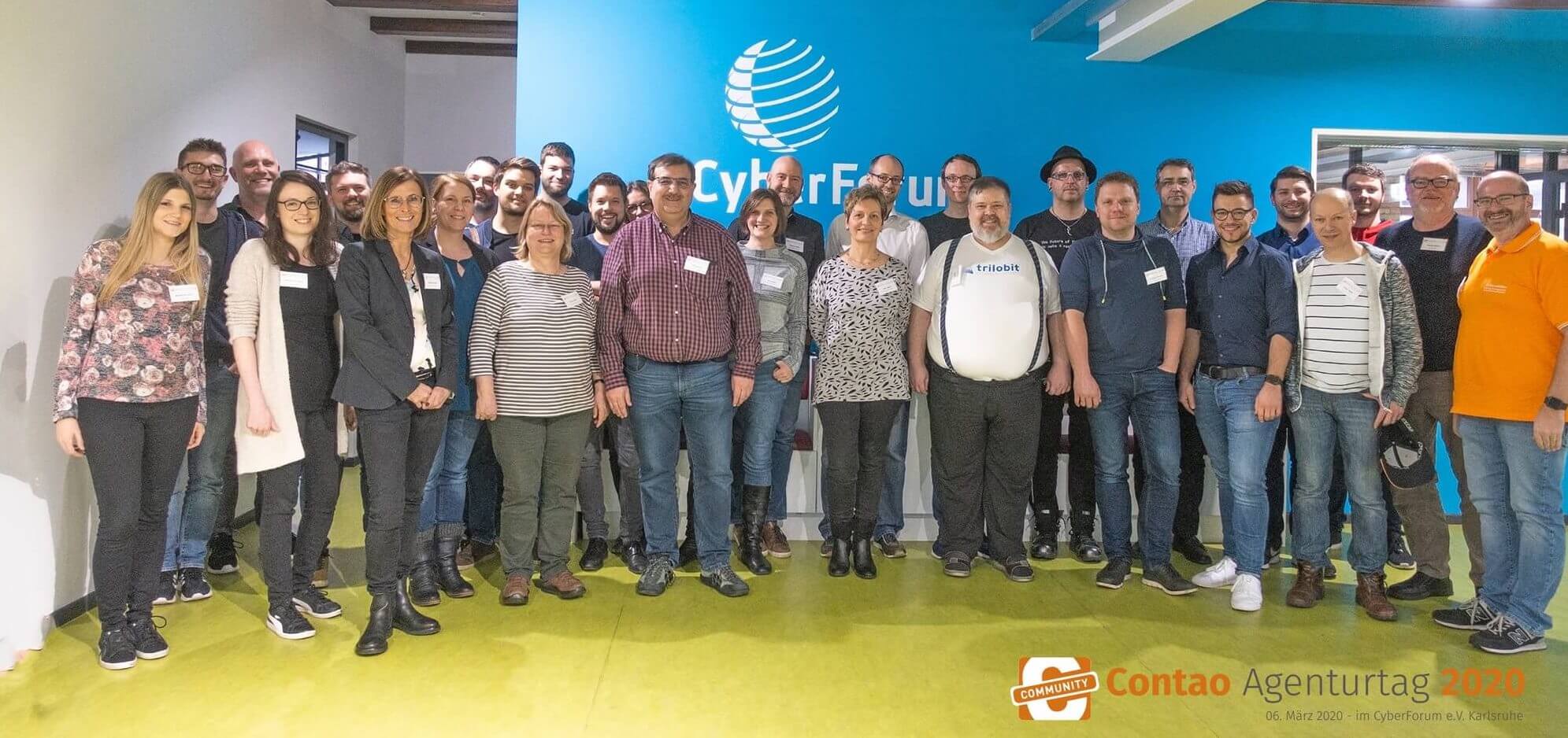 Gruppenfoto Contao Agenturtag 2020